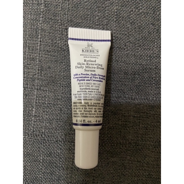 KIEHLS 契爾氏 A醇全能新生抗痕精華 4ml 小樣試用