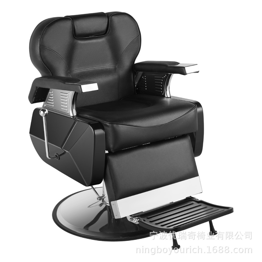 理髮椅新款液壓美髮椅理容椅子不銹鋼男士剪髮椅外貿美容椅批髮