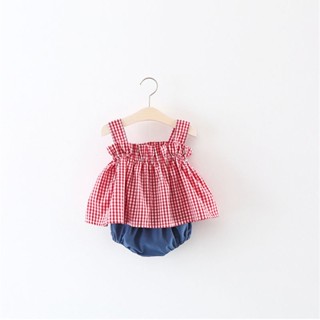 清倉處理女童夏季衣服 女寶寶背心短褲套裝 淑女可愛女孩子衣服Fashion SHOP