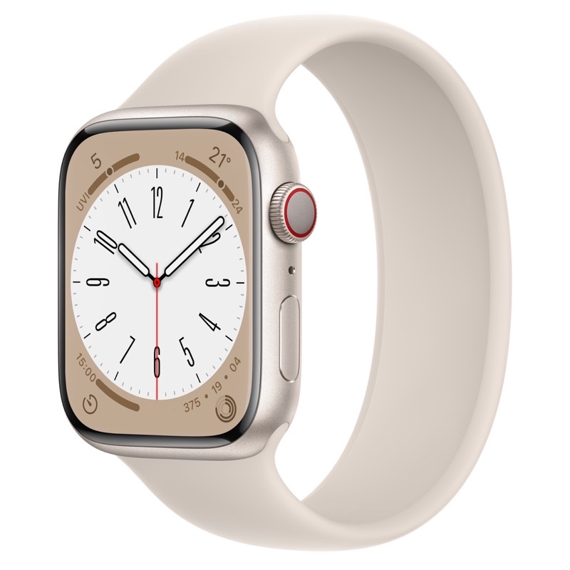全新 Apple Watch Series 8 S8 白色 41mm/紅45mm/不鏽鋼白41mm白