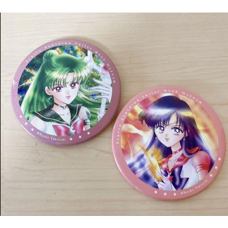 全新 美少女戰士 大徽章 水手月亮 小月亮 土星 冥王星 胸針 冥王星 徽章 公主 火星 三聖流星 電影 博物館