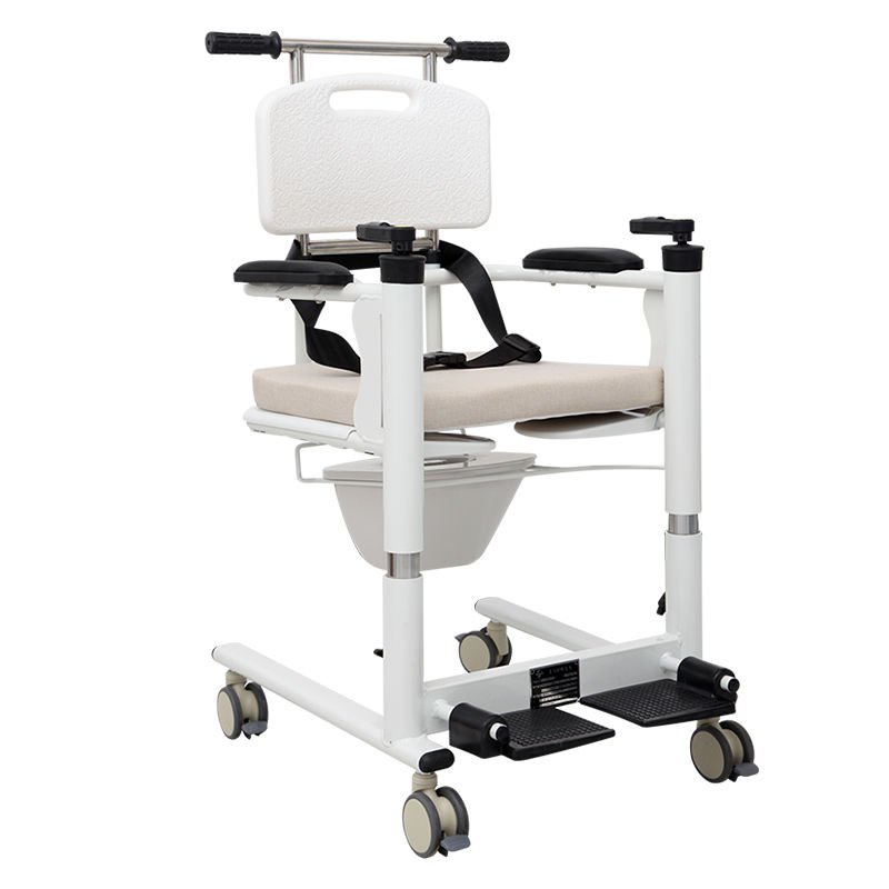 宅配免運 電動輪椅 手搖移位機老人護理移位器多功能臥床癱瘓轉移殘疾人移位車可坐 VTAN