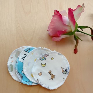 純棉手作 環保卸妝棉 重複使用 清潔綿 棉片 洗臉撲 8cm 四層紗