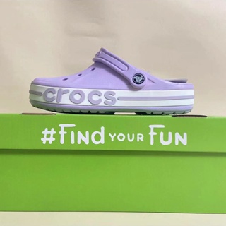 Crocs 戶外休閒女鞋防滑沙灘涼鞋 卡駱馳 貝雅 防滑耐磨拖鞋 涼鞋 透氣舒適 花園鞋