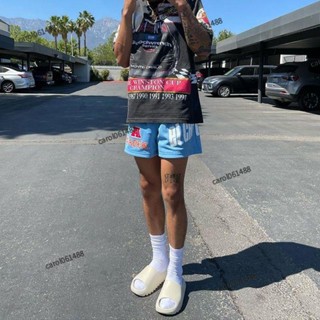 💗桃園出貨💗夏季美式短褲寬松速乾透氣跑步運動籃球褲四分褲籃球短褲 籃球褲 男生運動短褲 美式籃球褲 五分運動褲 球褲男