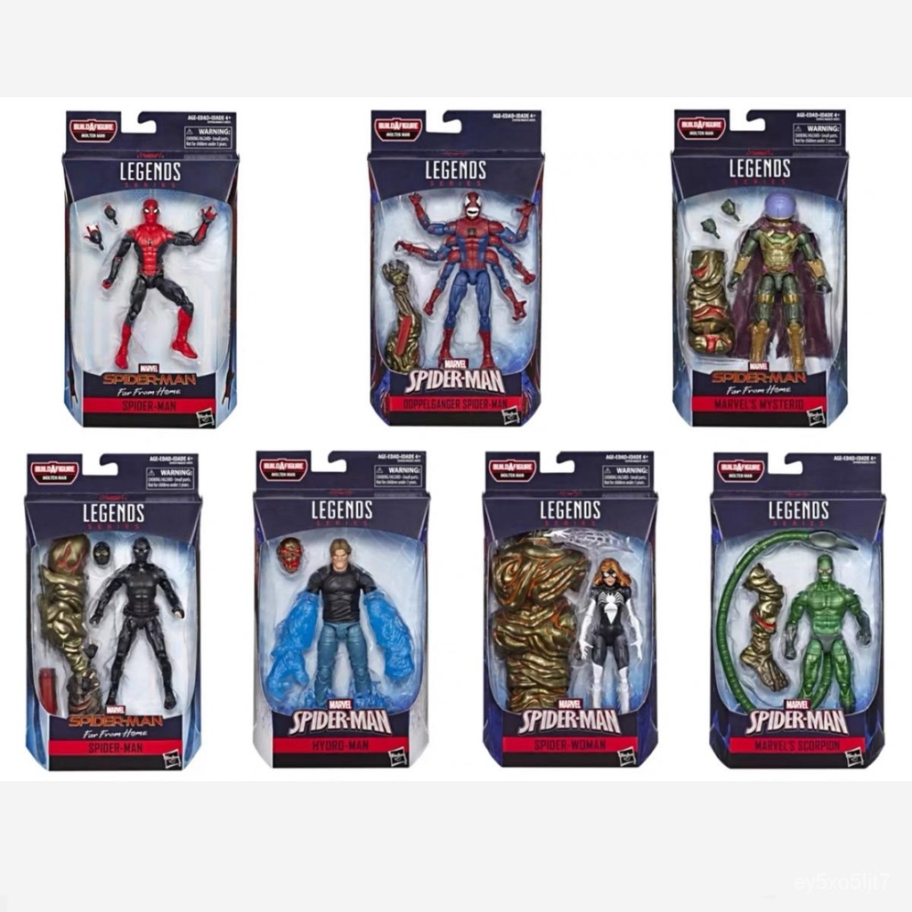 現貨Marvel legends 英雄遠征 電影蜘蛛俠係列 蠍子 神秘客 6寸 模型玩具 【Kevin潮趣廠】