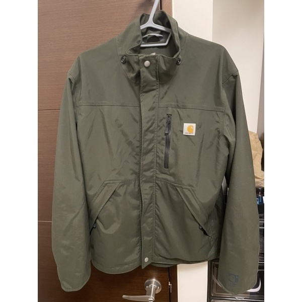 Carhartt Shoreline Jacket J162 重磅 防水 防風 機能性 軍綠 外套 S號