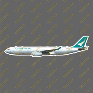 國泰航空 新塗裝 A330 擬真民航機3M貼紙 防水 尺寸165MM