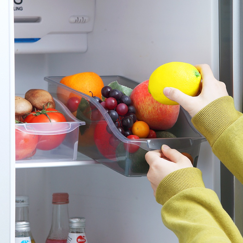 【伽伽那】【餐廚用具特賣】家用簡約收納盒廚房多用冰箱透明儲物盒雞蛋水果蔬菜抽屜式冷凍盒