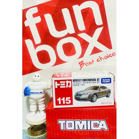 ★現貨免運★TOMICA 多美No.115 BENTLEY GT絕版賓利無膜車體全新僅拆檢附膠盒🈶️店面🉑️自取