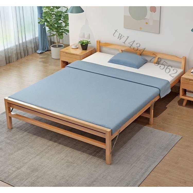 【廠家直銷】免運 精品楠竹結實簡易折疊床單人雙人辦公成人家用1.2米1.5米硬板涼床