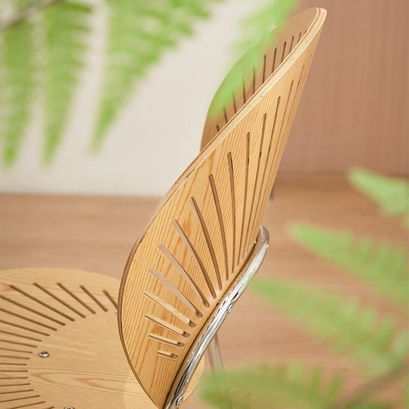 【新品上架】北歐實木餐椅貝殼椅家用簡約現代輕奢復古ins網紅靠背餐桌椅子