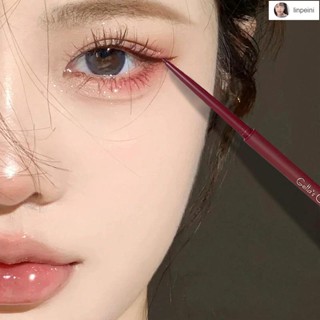一杯冰美妮🧸網紅眼線筆 Gella's眼線順滑不暈防水持久細頭彩色眼線膠筆黑色酒紅色新手