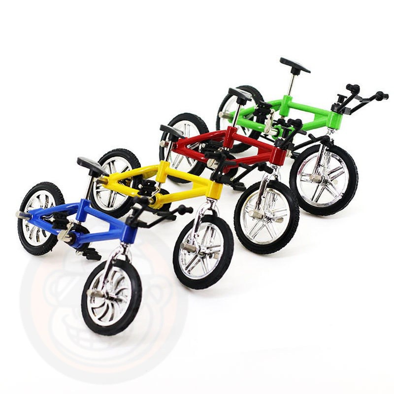 免運🔥自行車模型 腳踏車模型 車模 創意仿真迷你閤金自行車模型手指指尖單車小輪車腳踏車兒童玩具