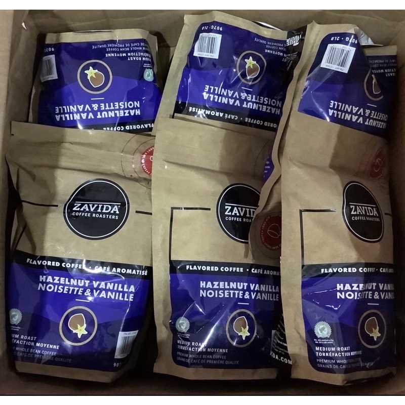 （預購）加拿大 ZAVIDA 雅菲逹咖啡豆 榛果香草
