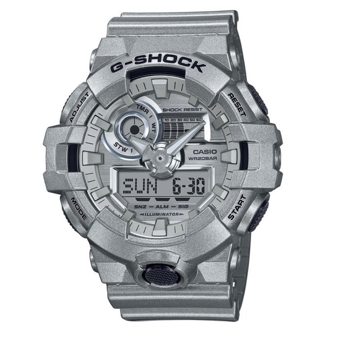 CASIO 卡西歐 G-SHOCK未來科幻感雙顯錶(GA-700FF-8A)