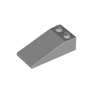 [樂磚庫] LEGO 30363 斜形 基本型 淺灰色 2x4(18°) 4211618 4509915