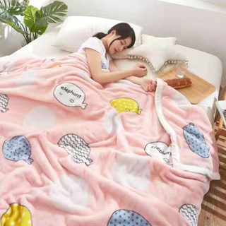 空調毯 夏季毛毯 四季毯子法蘭絨毛毯夏季午睡休毯被單蓋毯被子加厚保暖珊瑚絨床單