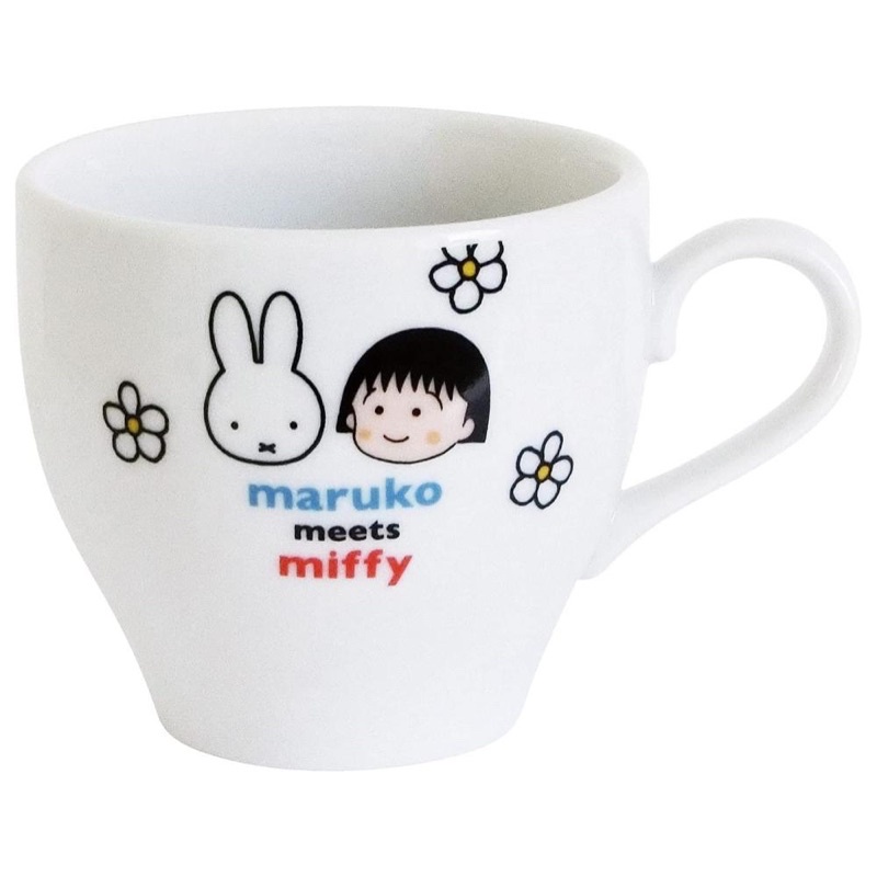 米飛兔 Miffy &amp;櫻桃小丸子 陶瓷馬克杯(260ML) 日本製