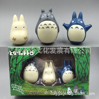 熱賣 宮崎駿 TOTORO 龍貓 豆豆龍 不倒翁 盒裝 擺件 治癒系 療傷 禮物手辦