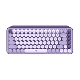 LOGITECH 羅技 920-011230 POP KEYS 無線鍵盤 星暮紫 自訂表情符號鍵 鍵盤 機械式鍵盤