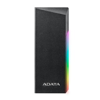 ADATA 威剛 EC700G M.2 PCIe/SATA 固態硬碟外接盒 三角幾何造型 RGB 雙規支援 隨插即用