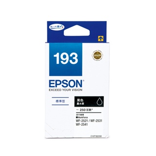 EPSON C13T193150 193 標準型 黑 T193150 黑色墨水匣 WF-2531 / WF-2541