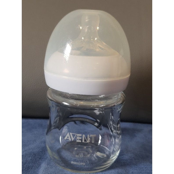 (二手）飛利浦AVENT120ml玻璃奶瓶