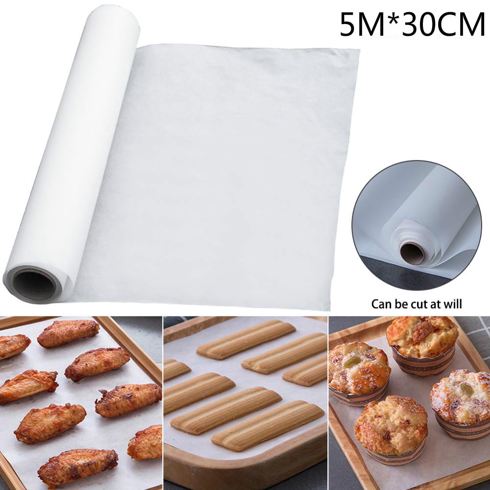 5M High Temperature Resistant Silicone Baking Oil Paper，Hous