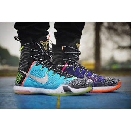 Nike Kobe 10 Elite What The 鴛鴦 高幫 籃球鞋815810--900