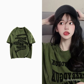 GP實拍 流行衣服女 女生短袖 短闆上衣 短袖t恤 韓版短袖上衣夏季hiphop高街創意字母印花純棉短袖T恤女寬鬆中性