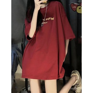 GP實拍 上衣女生韓版 短袖上衣 流行衣服女 短袖t恤 韓版短袖100%美式複古短袖T恤女印花學生春夏韓版寬鬆小個子百