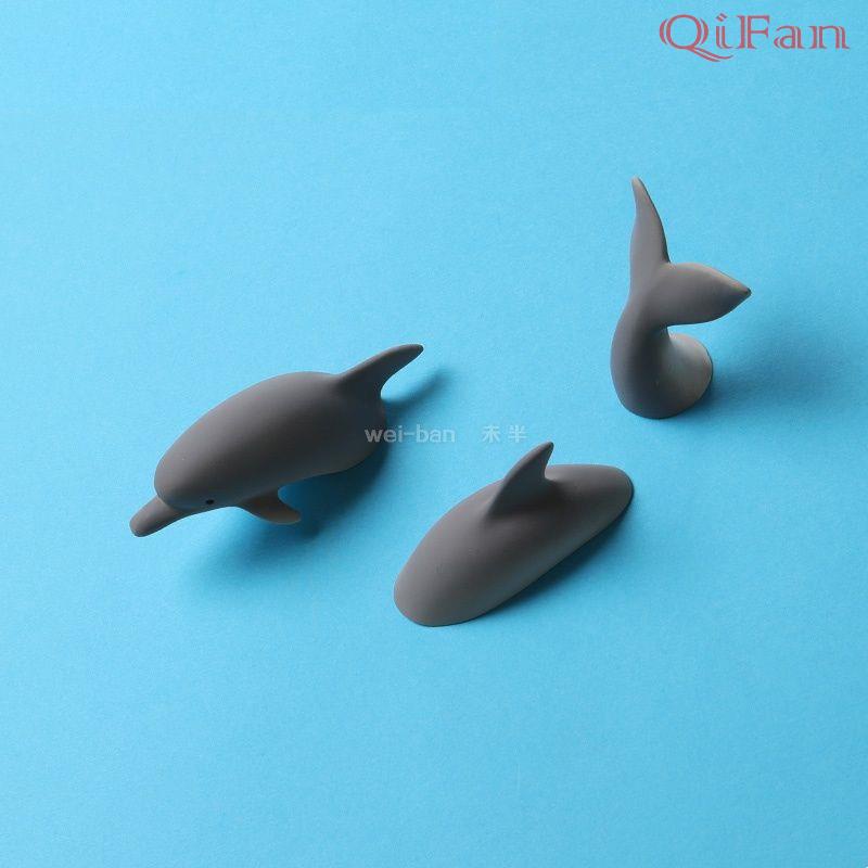 女王推薦未半定制 海洋動物海豚冰箱貼 個性創意文化禮品磁鐵磁貼吸鐵石