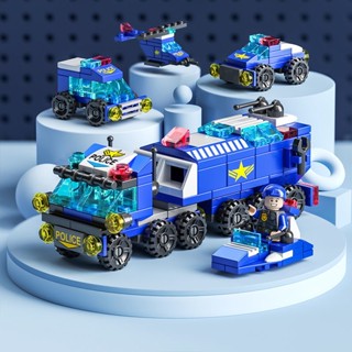 相容樂高Lego積木拼裝益智玩具兒童男女孩生日禮物小顆粒城市軍事警車
