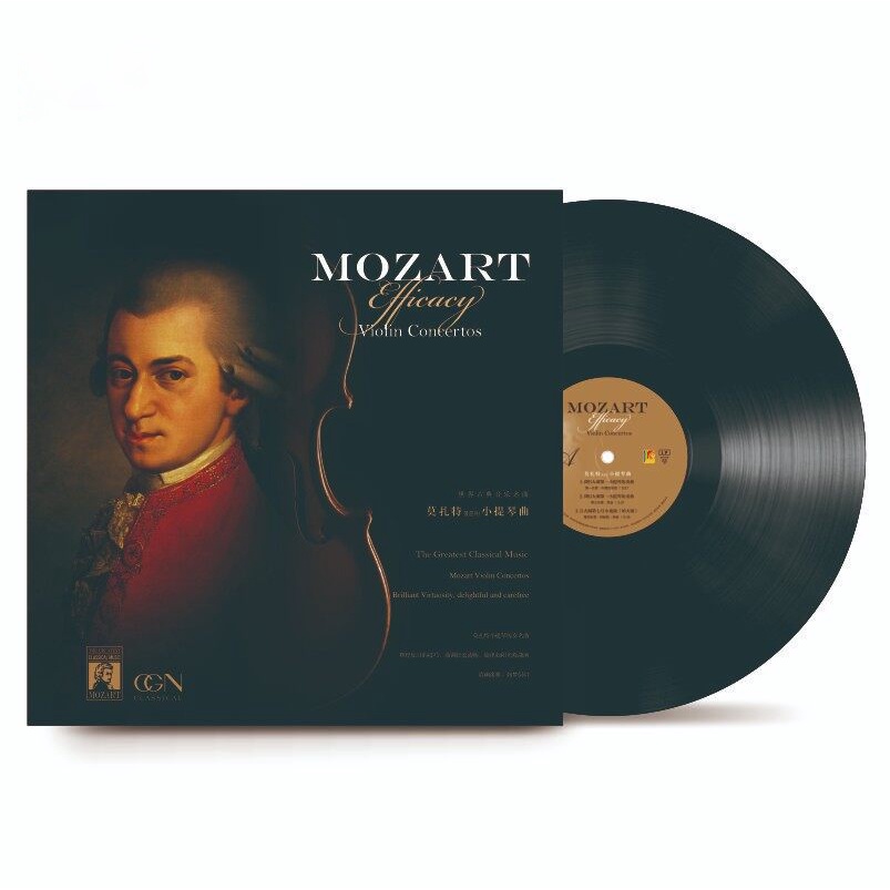 【臺灣熱賣】㊣版 莫扎特效應4 小提琴協奏曲 古典交響樂 留聲機LP黑膠唱片6666