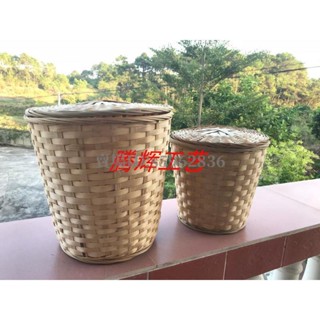 臺灣熱賣🌈#純手工編竹籃子 訂製 手工竹製品環保竹編茶簍 大竹籃 花籃 茶葉籃水果蔬菜籃 收納筐