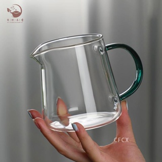 【可開發票 免運】公道杯 茶具 高硼硅 玻璃公道杯 加厚耐高溫 側把分茶器 耐熱勻杯 茶海 茶杯