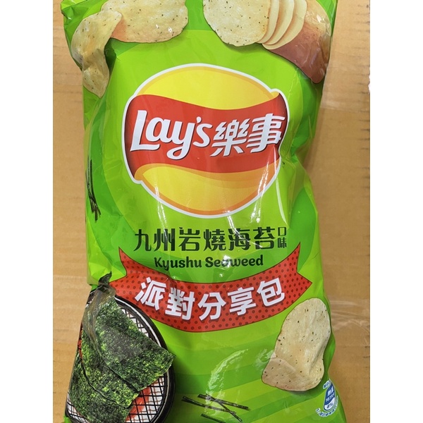 Lay’s樂事洋芋片 派對分享包119g(海苔）