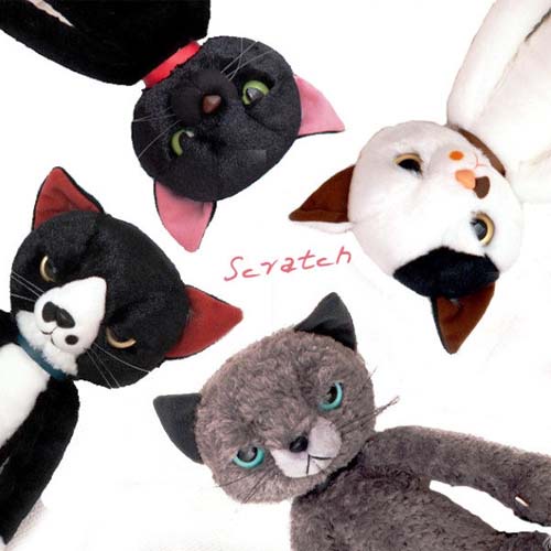 日本 創意玩偶米田民穗 貓咪毛絨公仔玩具 黑貓警長女士生日禮物