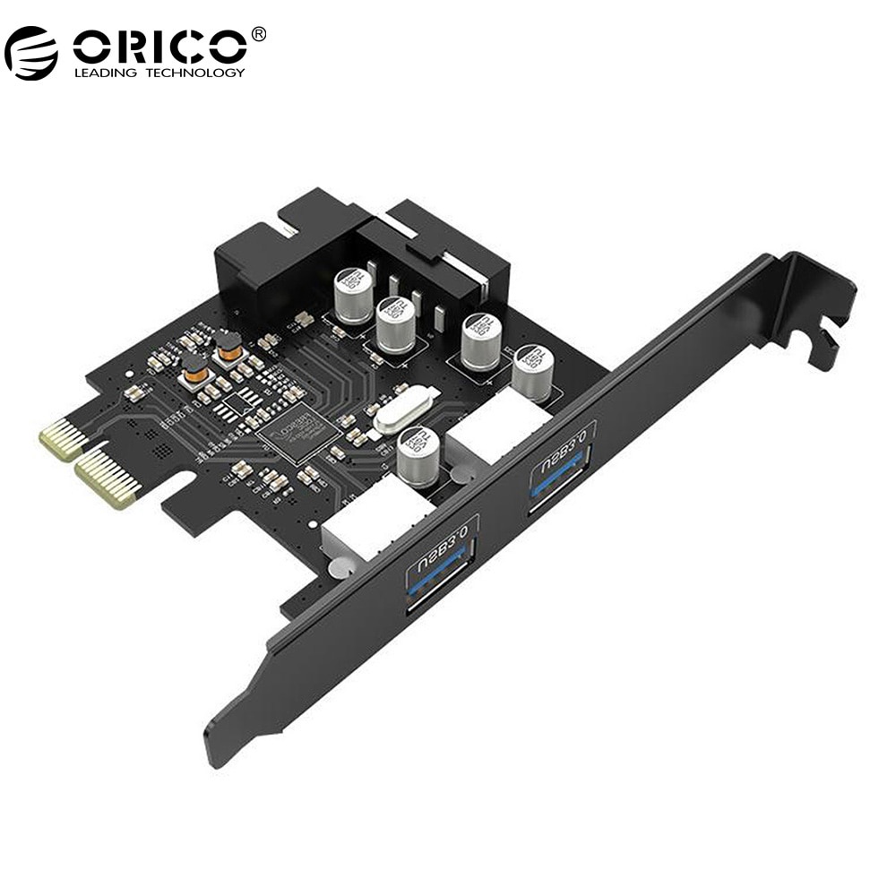 ♙Orico PME-4UI 2 端口 USB3.0 PCI-E 擴展卡 15 針 SATA 轉大