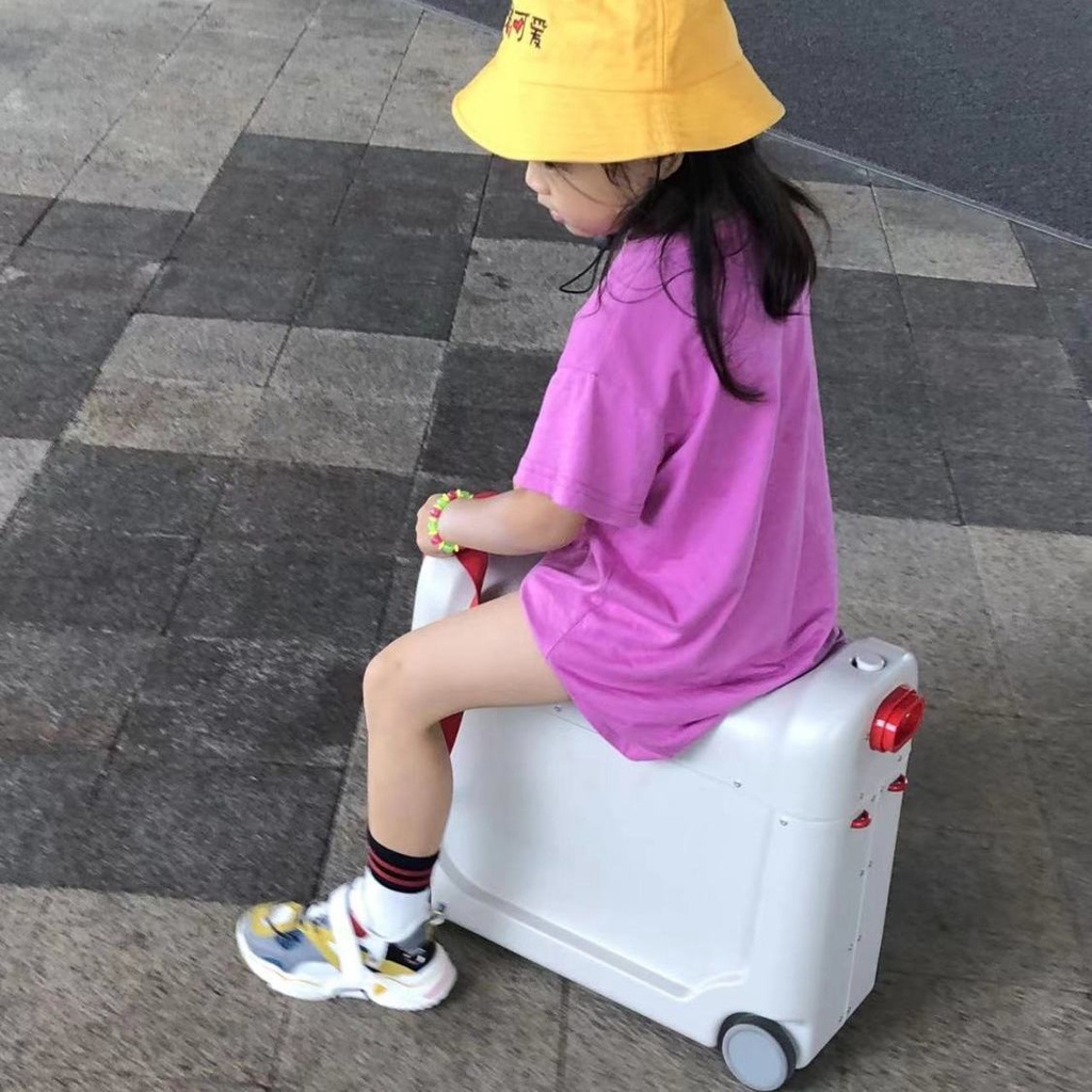 韓國MINNOW兒童行李箱多功能男女童旅行箱可坐騎行機艙床萬向輪