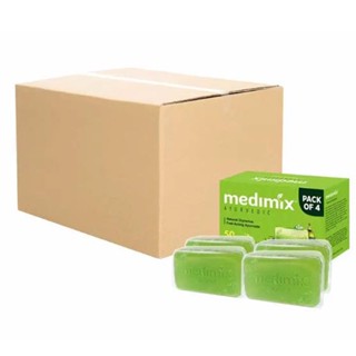 Medimix 印度綠寶石皇室藥草浴美肌皂 (草本/檀香/寶貝) 200公克 X 64入 W141325