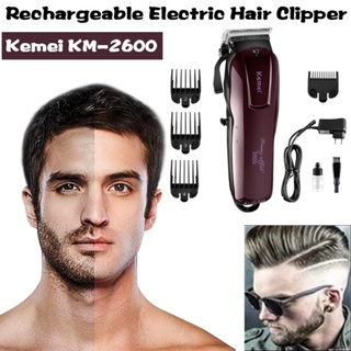 Kemei KM-2600 Rechargeable Electric Hair Clipper Trimmer