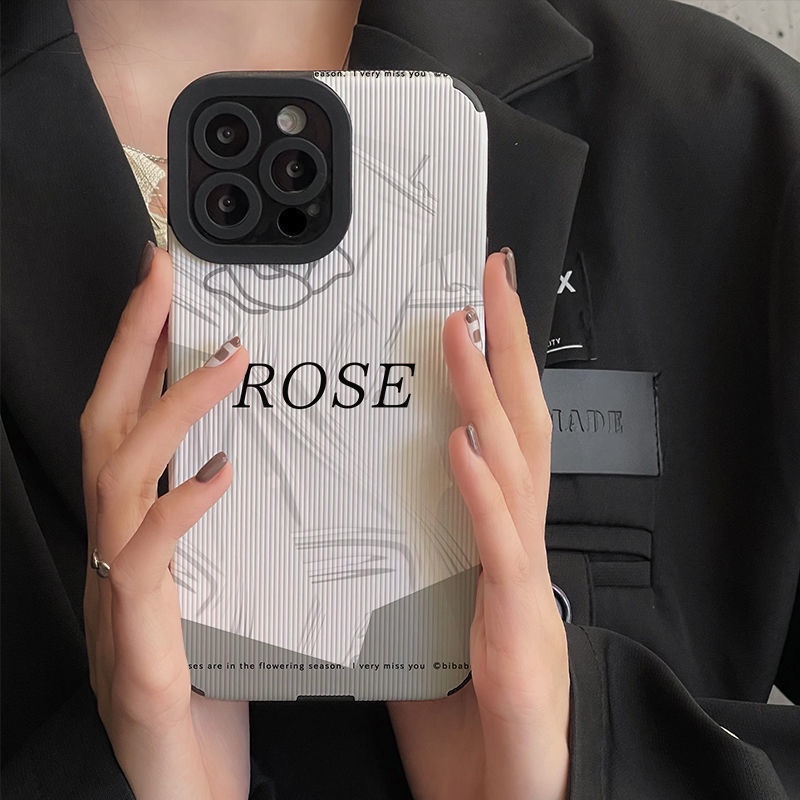 ROSE潮牌iPhone13ProMax全包12Pro手机壳XSMAX苹果11壳X/XR/8plus