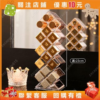 防塵掀蓋 口紅香水收納盒 透明防塵口紅收納盒 帶蓋亞克力收納架 唇釉加高桌面化妝整理口紅架#zxcapple615