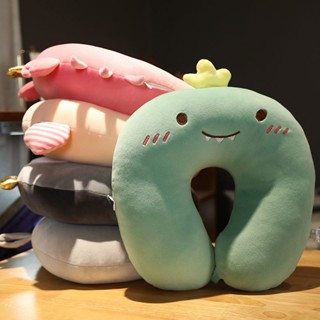 u型枕 頭枕 枕頭 抱枕 靠枕 護頸枕 u型頭枕可愛卡通抱枕靠枕護頸枕飛機旅行辦公椅午睡枕頸椎枕護脖