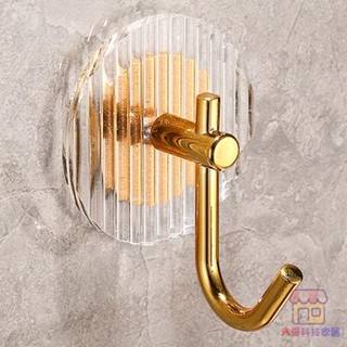 臺灣金色亞克力掛鉤 透明門後掛鉤 掛衣架 隱形無痕強力掛鉤 黑色槍灰色白色衣服掛鉤 浴室掛鉤 廚房掛鉤 免釘免打孔掛