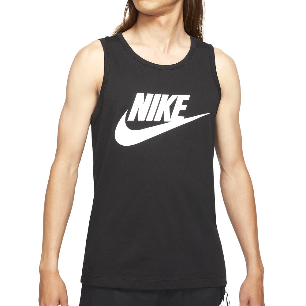 Nike AS M NSW TANK ICON FUTURA 男 黑 logo 運動 休閒 背心 AR4992-013