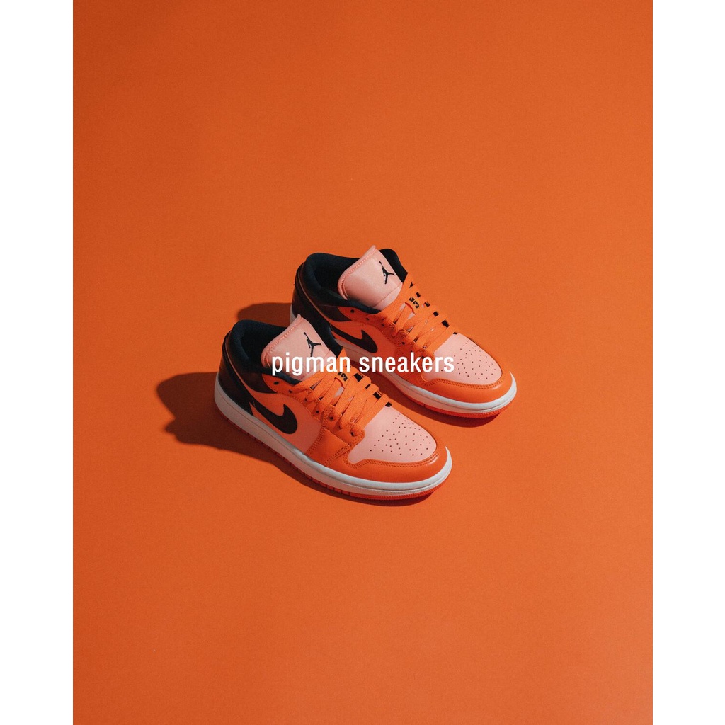 Nike Air Jordan 1 Low Orange Black 粉橙黑 男女鞋 DM3379-600