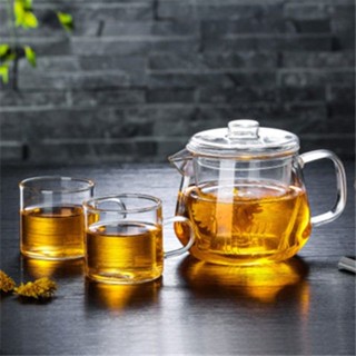 臺灣發貨🐾加厚玻璃泡茶壺 500ml/700ml/1200ml 耐熱花草茶壺 過濾內膽企鵝壺 功夫茶具套裝 企鵝玻璃壺